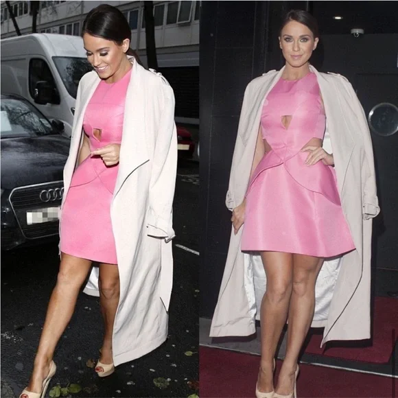 NWT House of CB Arno Waterfall Trench Coat
